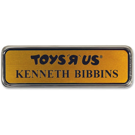 Xstamper Logo Frame Name Badge - Durable Plastic - 1.5’’ x 3’’ Dimensions - ID Badges & Supplies