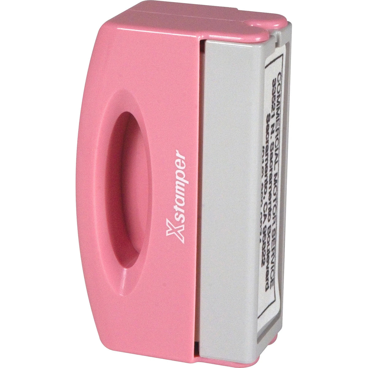 Xstamper Pink Pocket Stamp: Custom Message - 0.50’’ x 2’’ - 50000 Impressions - Address & Office Stamps