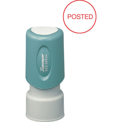 Xstamper Pre-Inked POSTED Stamp: Red Message Stamp - Address & Office Stamps