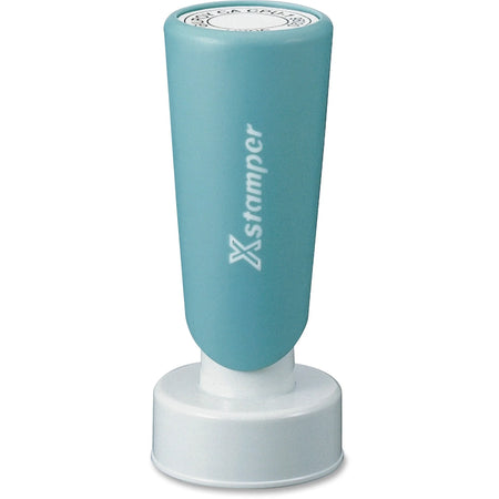 Xstamper Pre-inked Round Date Stamp - 1.19’’ Impression Diameter - Assorted - Daters