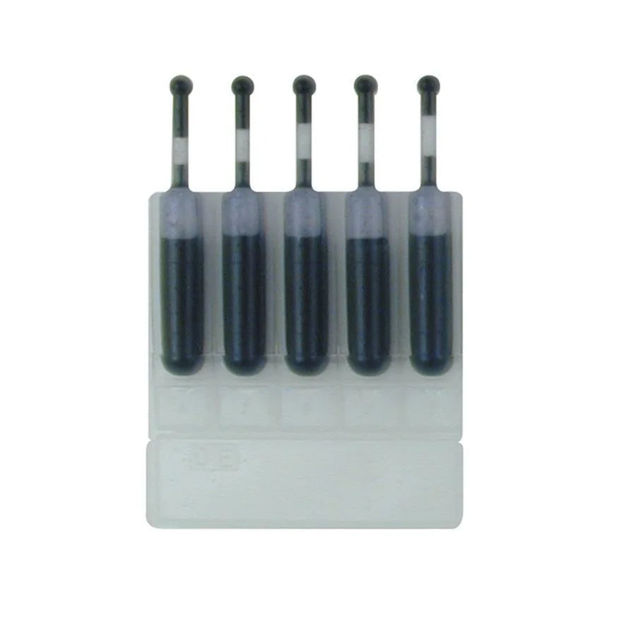 Xstamper Preinked Stamps Ink Cartridge Refills - Black - 0.17 fl oz - 5 Pack - Stamp &