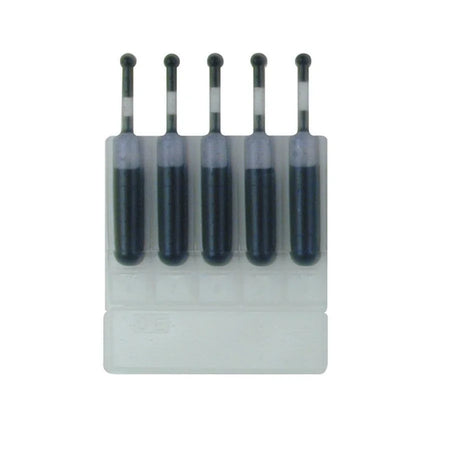 Xstamper Preinked Stamps Ink Cartridge Refills - Black - 0.17 fl oz - 5 Pack - Stamp &