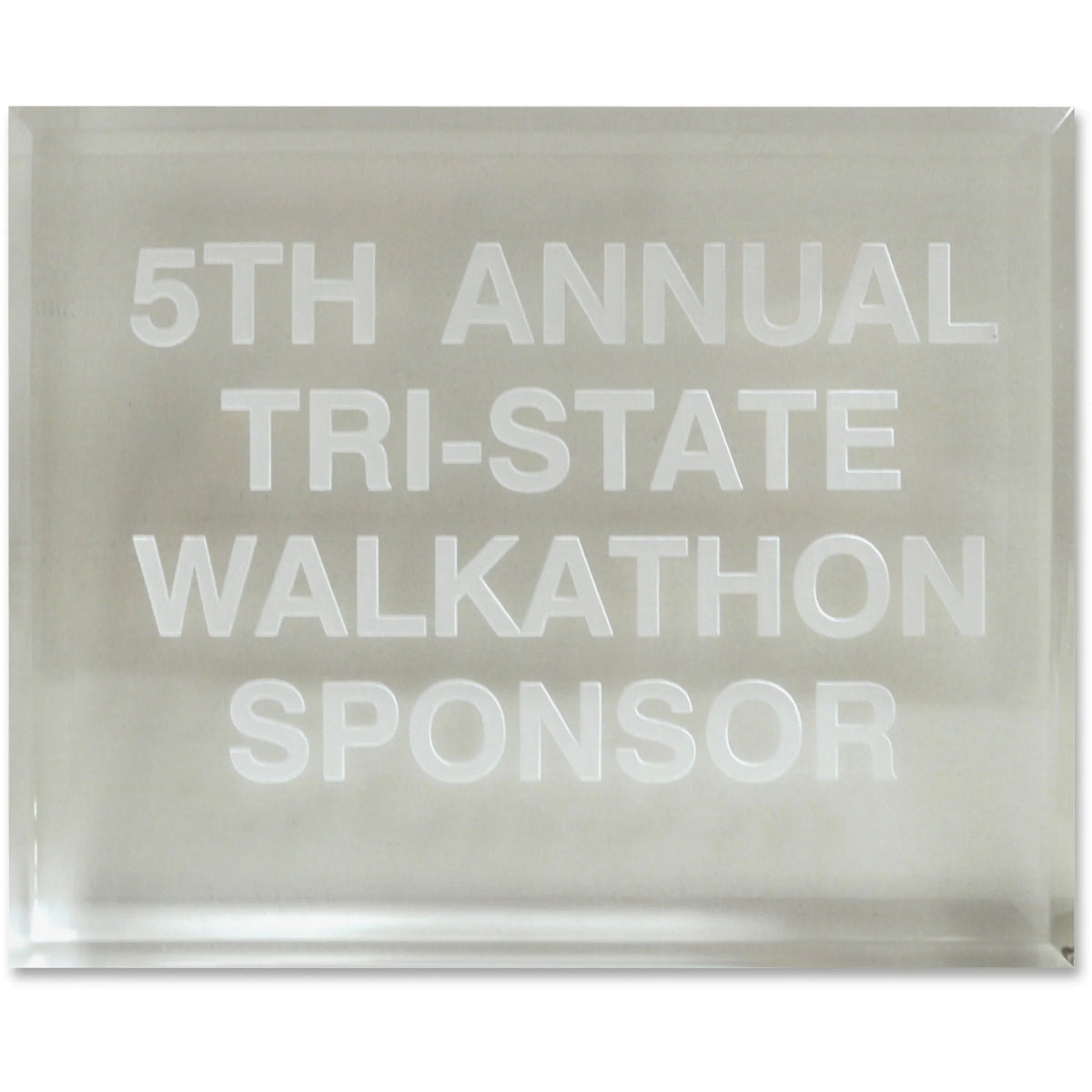 Xstamper Trinity Acrylic Award Paperweight - Laser Compatible - 5’’ x 4’’ - Assorted - Certificates & Seals