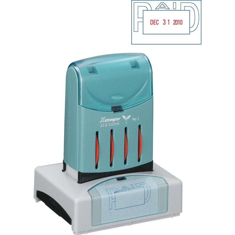 Xstamper VersaDater Pre-inked PAID Date Stamp - Efficient Message - Daters
