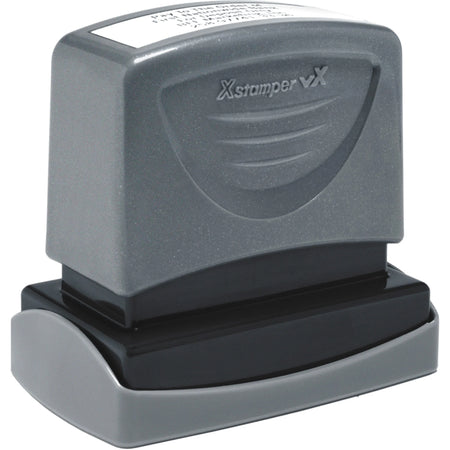 Xstamper VX Custom Endorsement Stamp - 1’’x2’’ Impression - Personalized Message - Address & Office Stamps