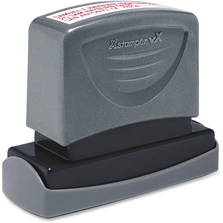 Xstamper VX Pre-inked Business Address Stamp: Custom Message Stamp - & Office Stamps
