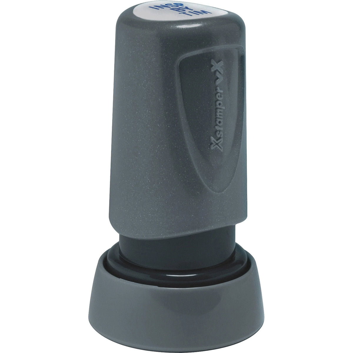 Xstamper VX Pre-inked Round Stamp - Message - 0.62’’ Diameter - Address & Office Stamps