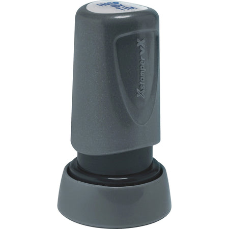 Xstamper VX Pre-inked Round Stamp - Message - 0.62’’ Diameter - Address & Office Stamps