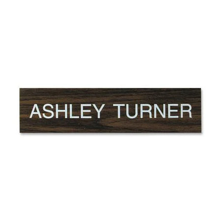 Xstamper Xecutives Name Plates: Wall-Mountable Plastic 10’’ x 2’’ - Signs & Nameplates