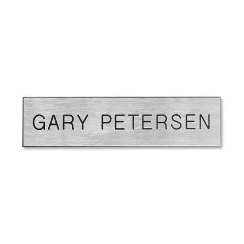 Xstamper Xecutives Name Plates: Wall-Mountable Plastic - 8’’ x 2’’ - Signs & Nameplates
