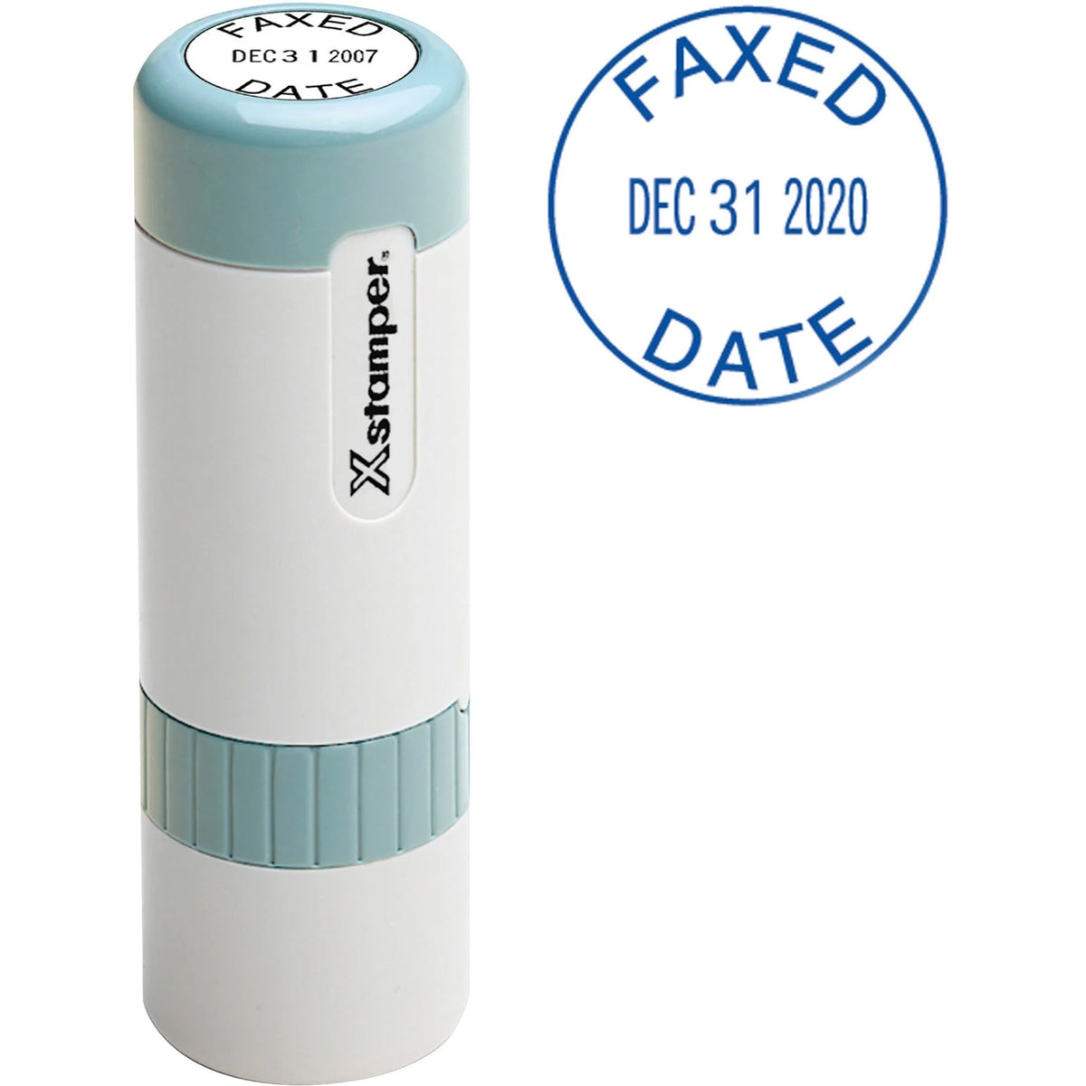 Xstamper XpeDater 2-Line Custom Round Dater - Efficient Date Stamp - Daters