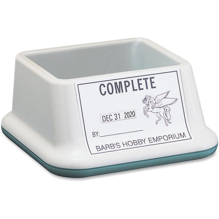 Xstamper XpeDater Rotary Date Stamp - 4-Line Message/Date - Daters