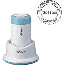Xstamper XpeDater Small Dater: Efficient Date Stamp - 1.19’’ Impression Diameter - Daters