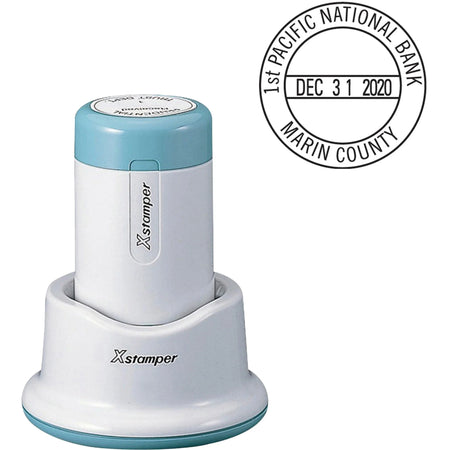 Xstamper XpeDater Small Dater: Efficient Date Stamp - 1.19’’ Impression Diameter - Daters
