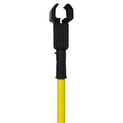 Yellow 60” Jaw Style Mop Handle - 12 Case Qty