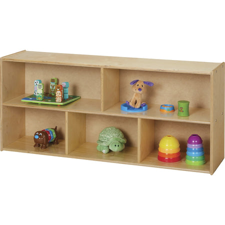 Young Time 2-Shelf Storage Unit: Durable Baltic Laminate Easy to Clean - Cubbies &