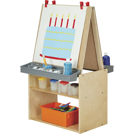 Young Time 2 Station Art Center - Baltic Finish - 42’’H x 25’’W 23.5’’D - Stations
