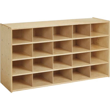 Young Time Cubbie Storage Unit: 20-Compartment Organizer for Kids’ Items - Cubbies &