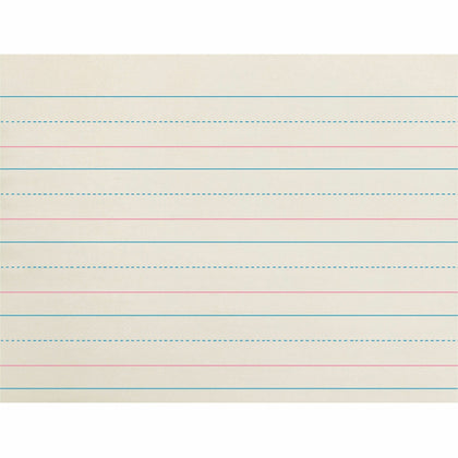 Zaner-Bloser Broken Midline Ruled Paper - 1.13’’ - 500 Sheets - Handwriting & Pads