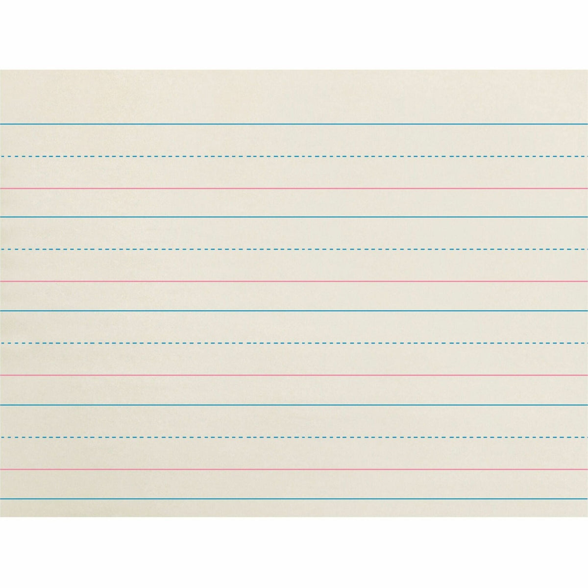 Zaner-Bloser Broken Midline Ruled Paper - 2000