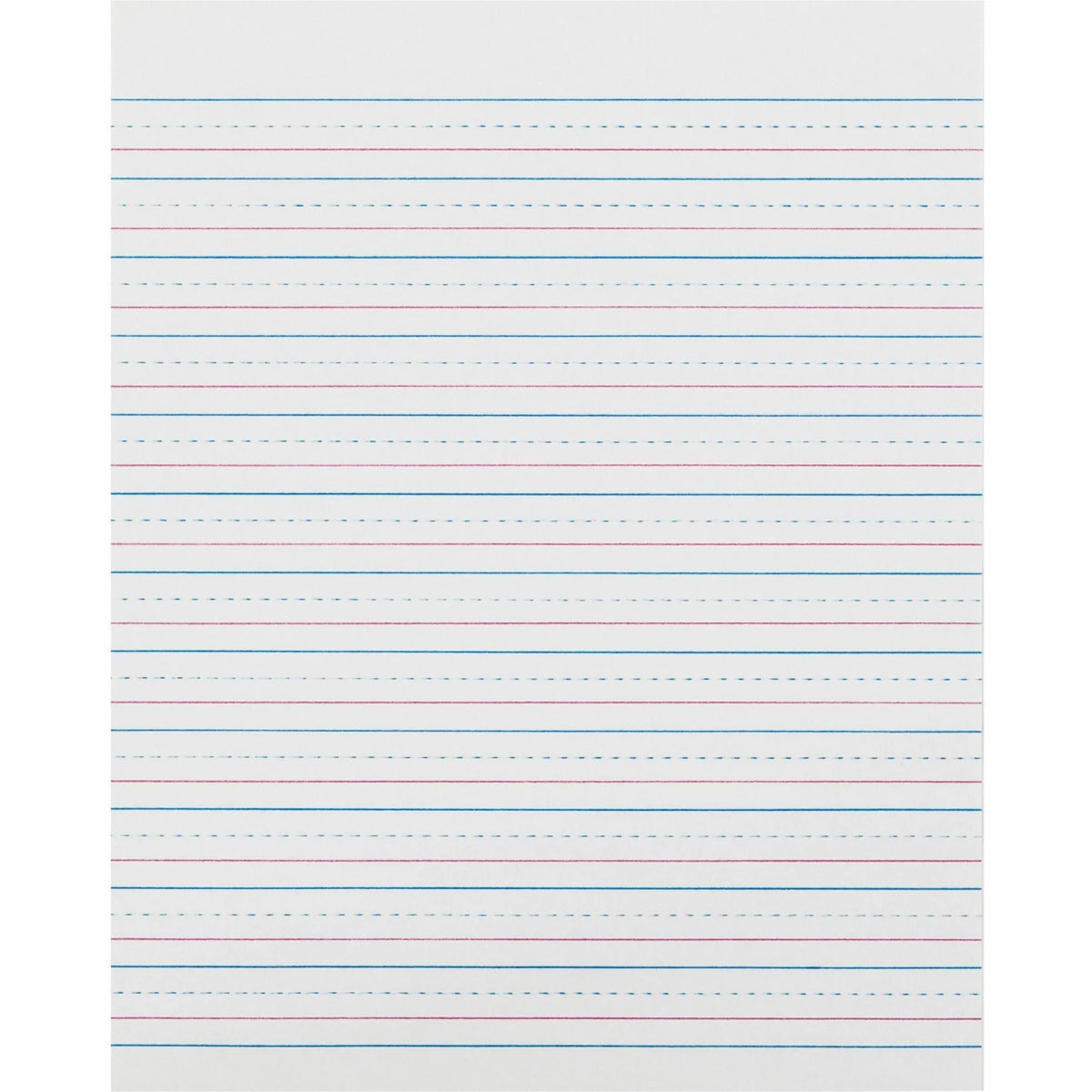 Zaner-Bloser Sulphite Paper: 500 Sheets 0.50’’ Ruled 8’’ x 10 1/2’’ - White - Handwriting Paper & Pads