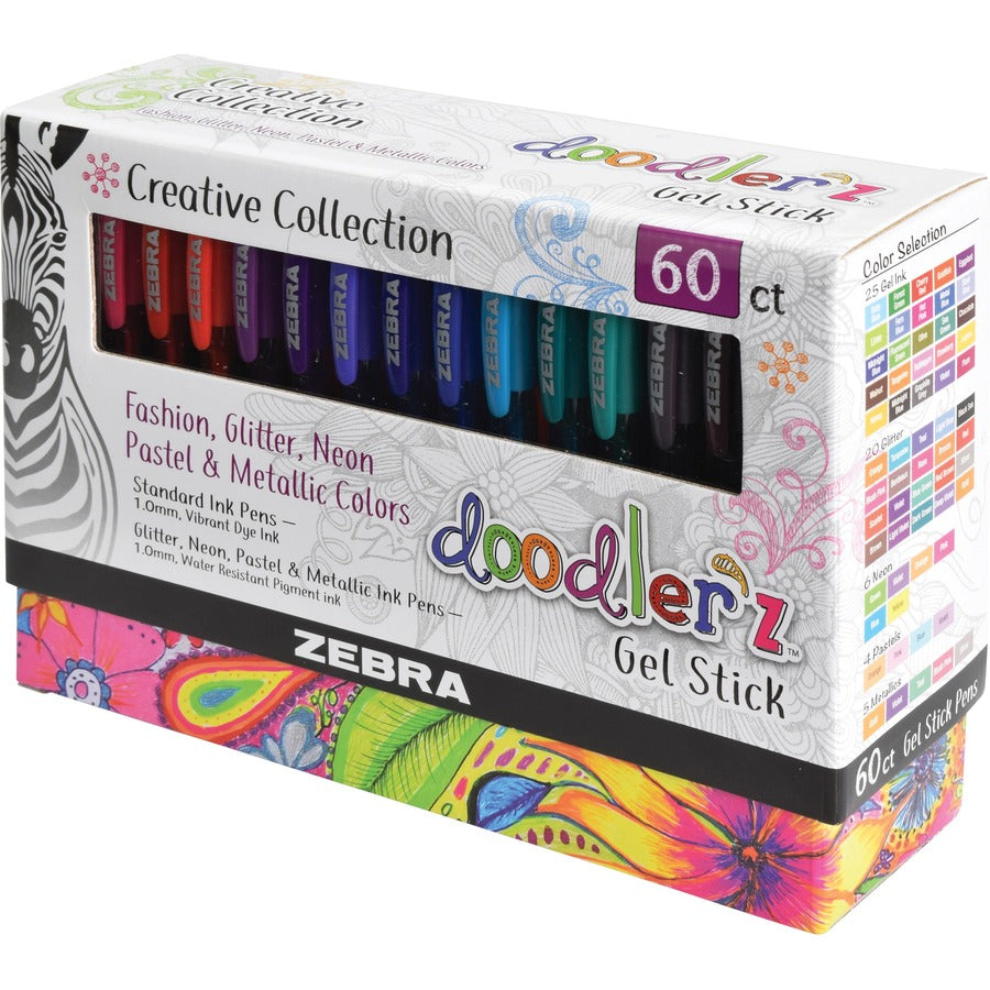 Zebra Pen Doodler'z Gel Stick Pens - Alternate-Image1