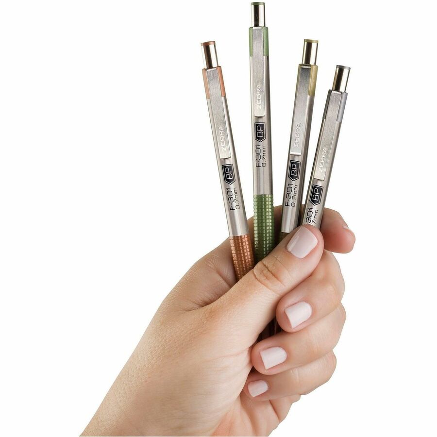 Zebra Pen F-301 EarthyTones Retractable Ballpoint Pens - Alternate-Image4