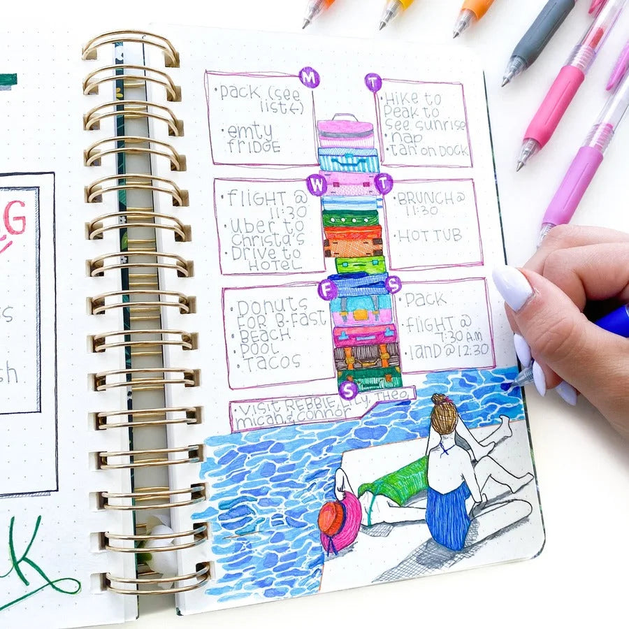 Zebra Pen SARASA Clip Gel Pens - 0.5mm Medium Point - Water Based - 20 Pack