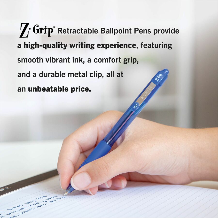 Zebra Pen Z-Grip Retractable Ballpoint Pen - Alternate-Image5