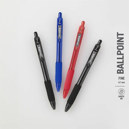 Zebra Pen Z-Grip Recycled Retractable Ballpoint Pens - Alternate-Image1