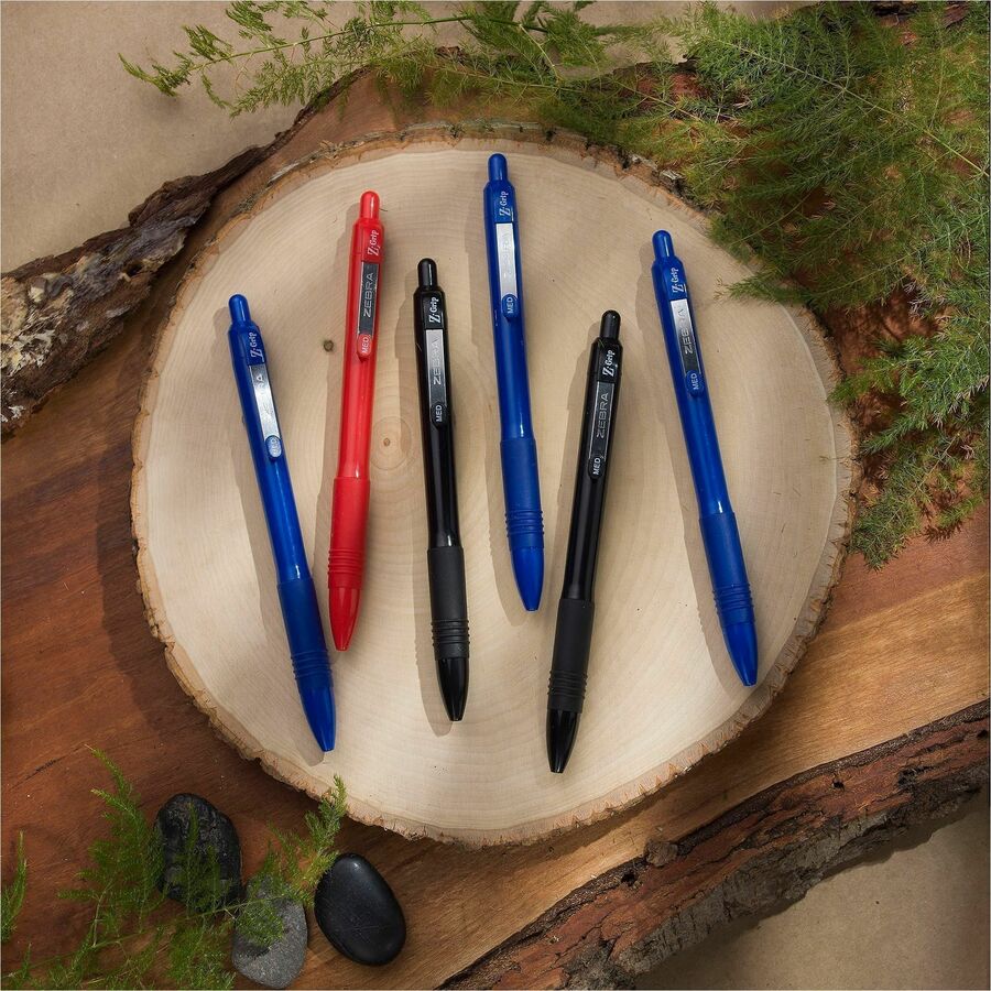 Zebra Pen Z-Grip Recycled Retractable Ballpoint Pens - Alternate-Image5