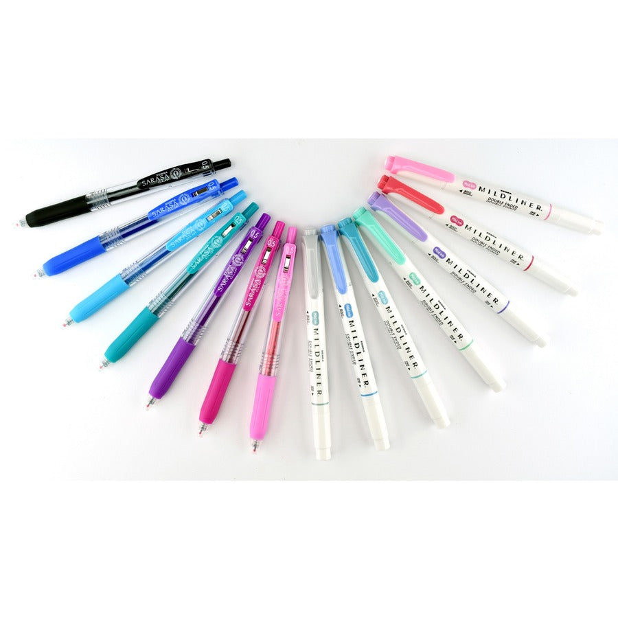 Zebra SARASA Clip Pen/MIDLINER Marker Journaling Set - Alternate-Image1