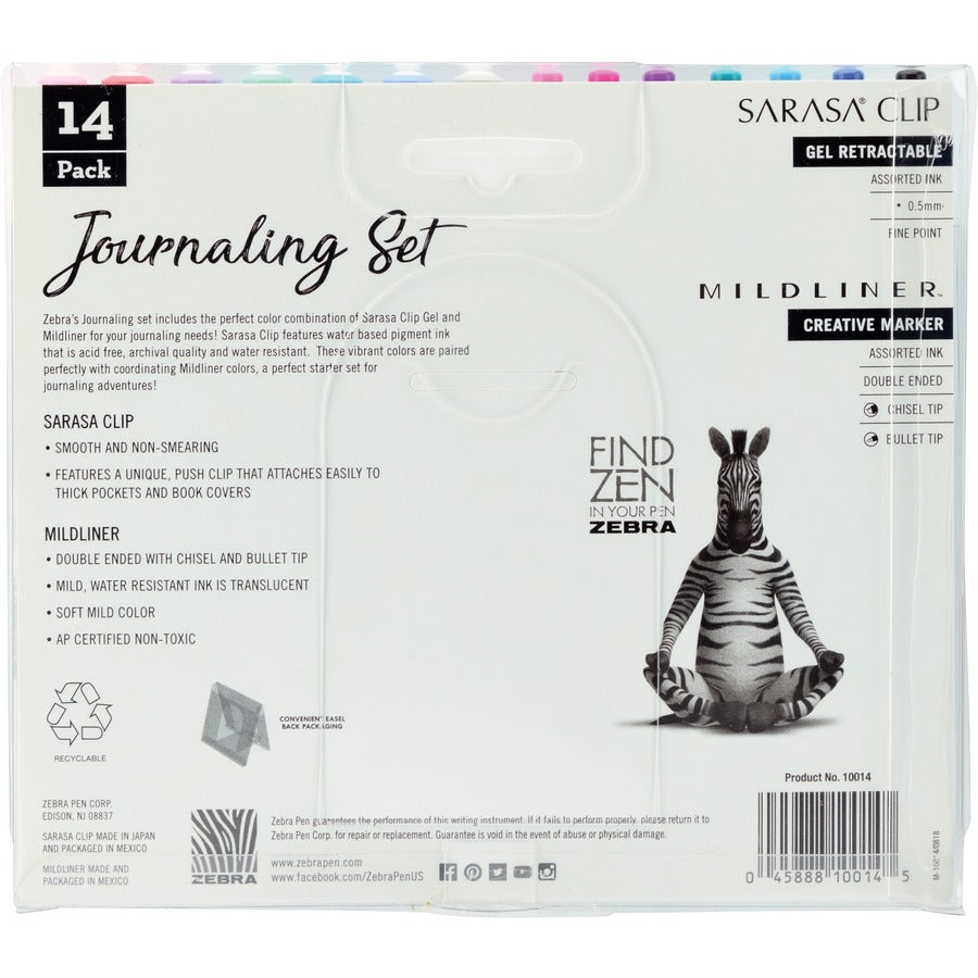 Zebra SARASA Clip Pen/MIDLINER Marker Journaling Set - Alternate-Image6