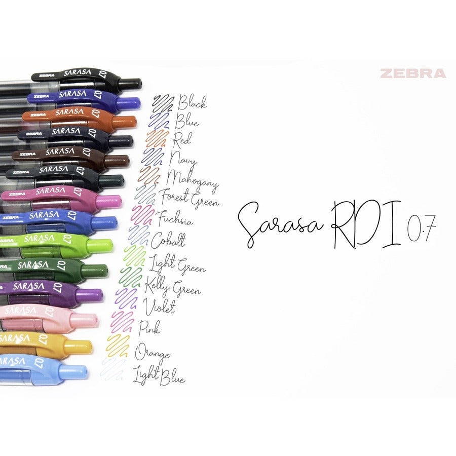 Zebra SARASA dry X20 Retractable Gel Pen - Alternate-Image2