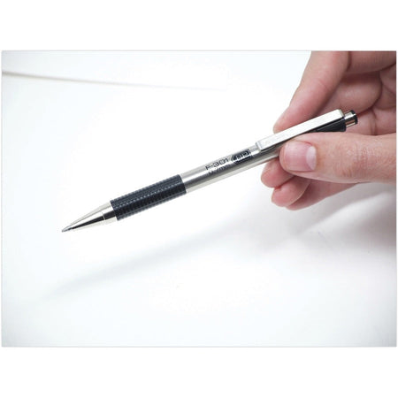 Zebra STEEL 3 Series F-301 Retractable Ballpoint Pen - Alternate-Image1