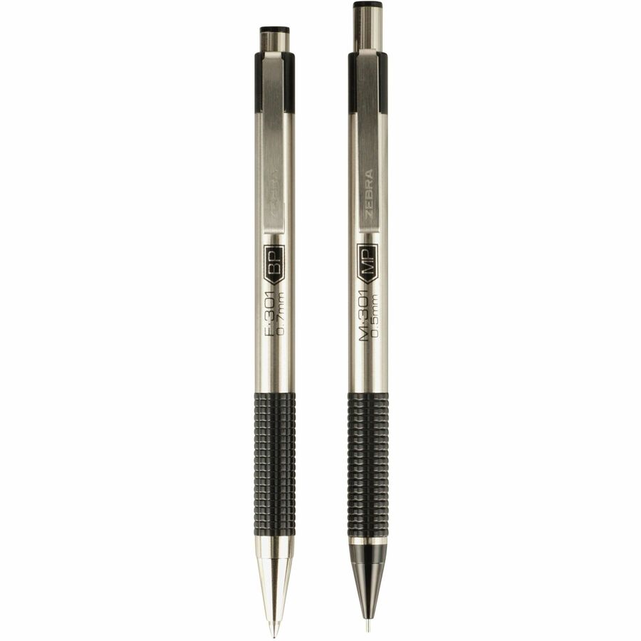 Zebra STEEL 3 Series M/F 301 Mechanical Pencil & Ballpoint Pen Set - Alternate-Image1