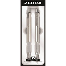 Zebra STEEL 7 Series M/F 701 Set: Mechanical Pencil & Ballpoint Pen - Sets