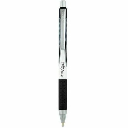 Zebra Z-Grip Flight Bold Retractable Pen - Black Ink - 1.2mm Point - Pens