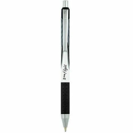 Zebra Z-Grip Flight Bold Retractable Pen - Black Ink - 1.2mm Point - Pens