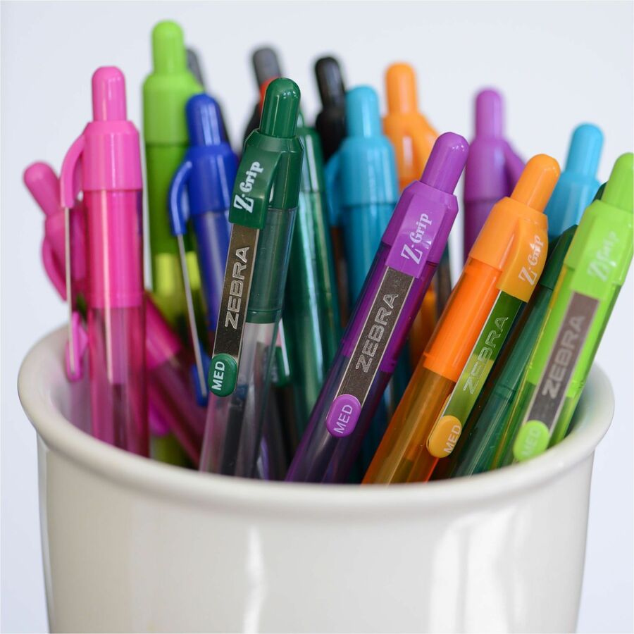 Zebra Z-Grip Retractable Ballpoint Pens - Alternate-Image2