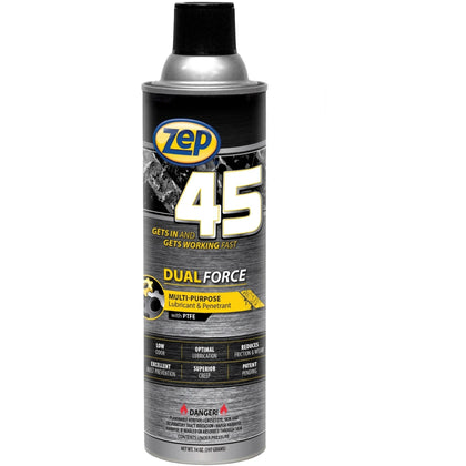 Zep 45 Dual-Force Lubricant - 14 fl oz - Corrosion Resistant - Specialty Cleaners