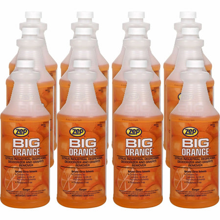 Zep Commercial Big Orange Citrus Cleaner - Industrial Strength Deodorizer - 32 fl oz - Specialty Cleaners