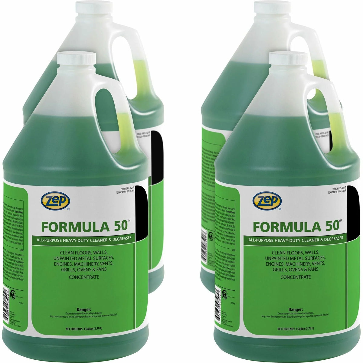Zep Commercial Formula 50 Heavy-duty Cleaner/Degreaser - 128 fl oz - Non-toxic Solution - Multipurpose Cleaners