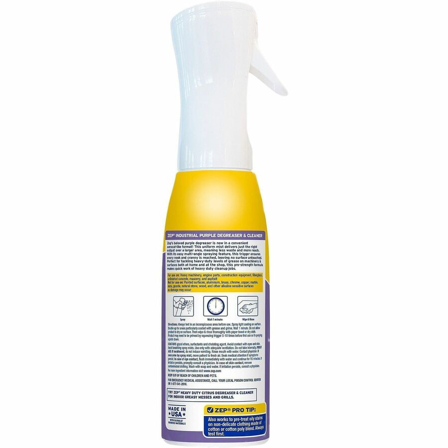 Zep Commercial Industrial Purple Degreaser - Rear