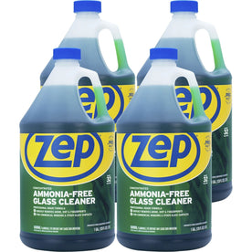 Zep Glass Cleaner Concentrate - 128 fl oz - Ammonia-free Non-streaking - Cleaners
