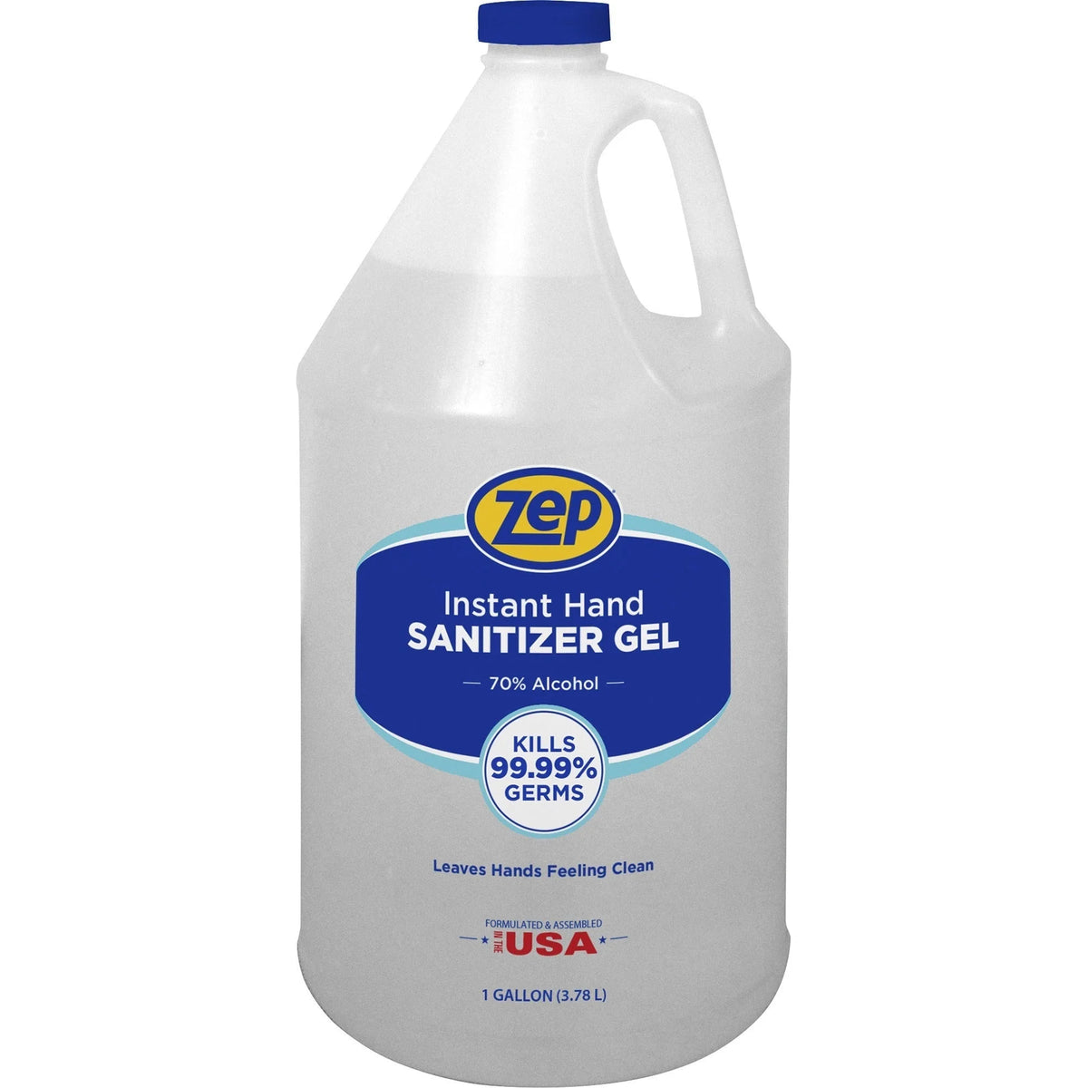 Zep Hand Sanitizer Gel: Clean Scent 1 gal - Kills Germs - Clear & Residue-free - Sanitizers