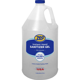 Zep Hand Sanitizer Gel: Clean Scent 1 gal - Kills Germs - Clear & Residue-free - Sanitizers