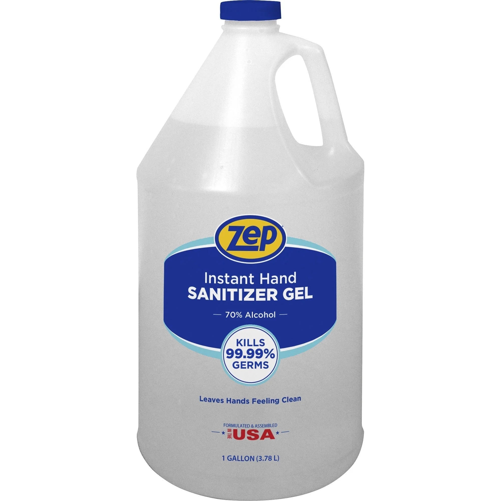 Zep Hand Sanitizer Gel: Clean Scent 1 gal - Kills Germs - Clear & Residue-free - Sanitizers