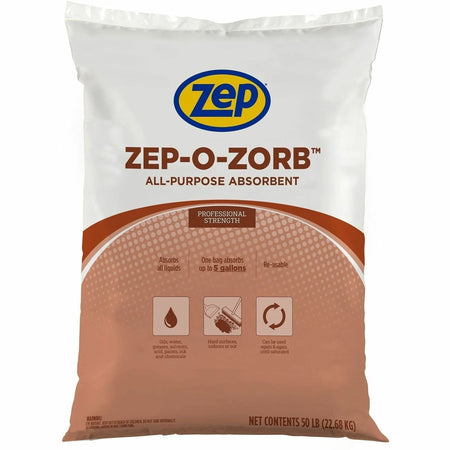 Zep Zep-O-Zorb All Purpose Absorbent 1 Each Light Gray Brown (ZPE230035) - Spill Control & Absorbents