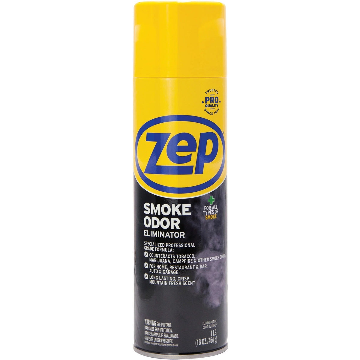 Zep Professional Strength Smoke Odor Eliminator - 16 fl oz - Mountain Fresh - Air Fresheners